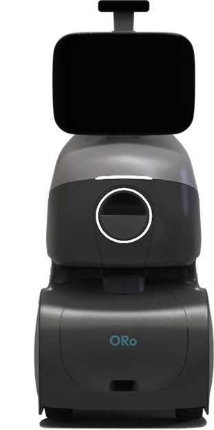 ORo dog sitter robot front